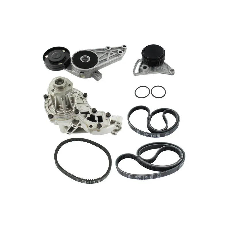 Pompe à eau+Jeu de courroie trapézoïdale à nervures SKF VKMC 31122-1