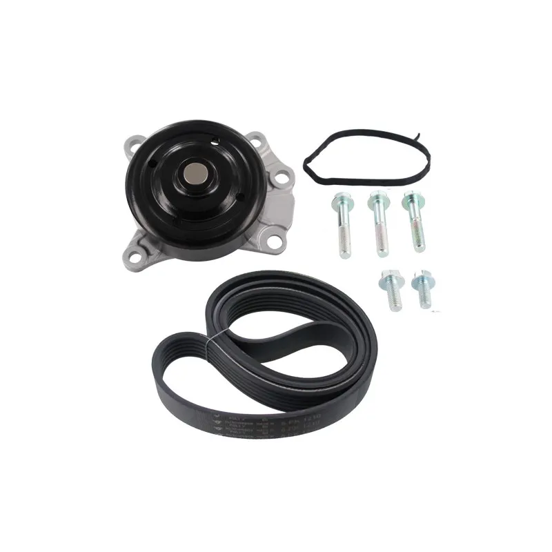 Pompe à eau+Jeu de courroie trapézoïdale à nervures SKF VKMC 33817