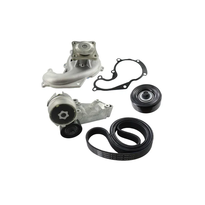 Pompe à eau+Jeu de courroie trapézoïdale à nervures SKF VKMC 34104
