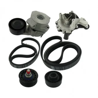 Pompe à eau+Jeu de courroie trapézoïdale à nervures SKF VKMC 34700