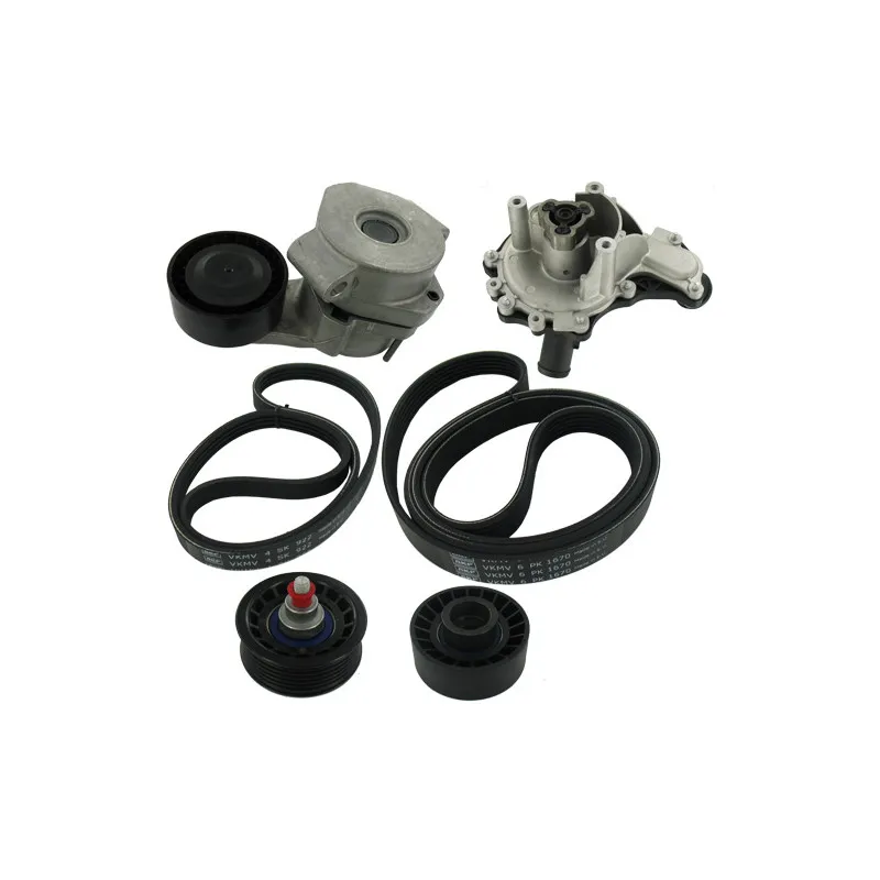 Pompe à eau+Jeu de courroie trapézoïdale à nervures SKF VKMC 34700