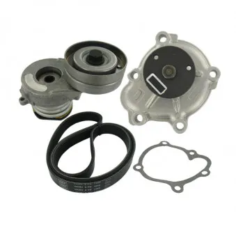 Pompe à eau+Jeu de courroie trapézoïdale à nervures SKF