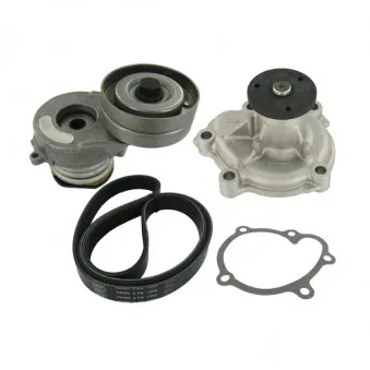 Pompe à eau+Jeu de courroie trapézoïdale à nervures SKF