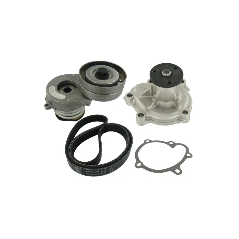 Pompe à eau+Jeu de courroie trapézoïdale à nervures SKF VKMC 35215-3