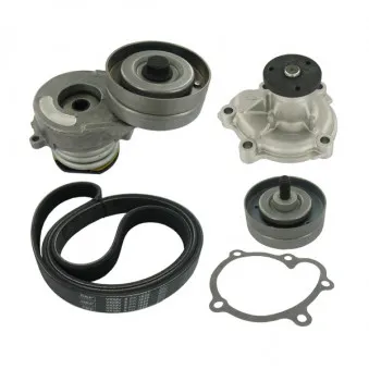 Pompe à eau+Jeu de courroie trapézoïdale à nervures SKF VKMC 35300