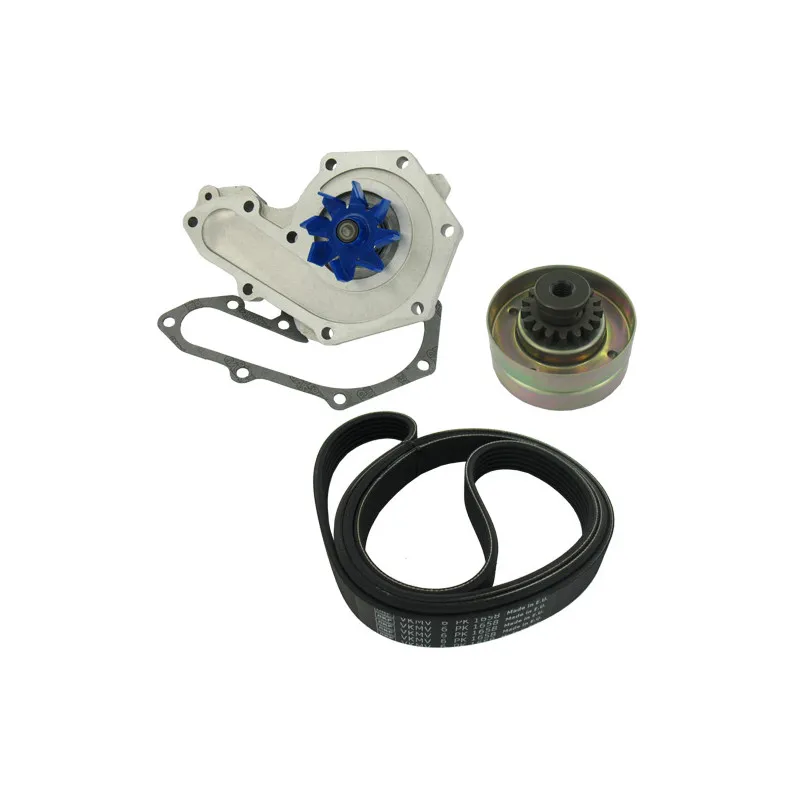Pompe à eau+Jeu de courroie trapézoïdale à nervures SKF VKMC 36006