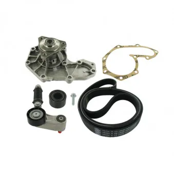 Pompe à eau+Jeu de courroie trapézoïdale à nervures SKF VKMC 36034
