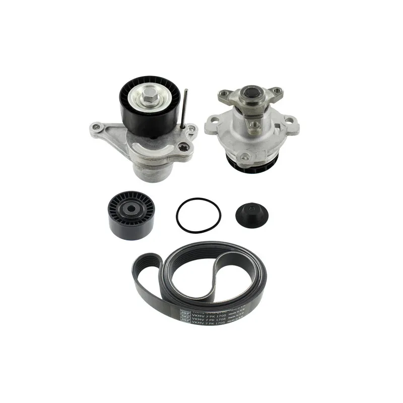 Pompe à eau+Jeu de courroie trapézoïdale à nervures SKF VKMC 36084