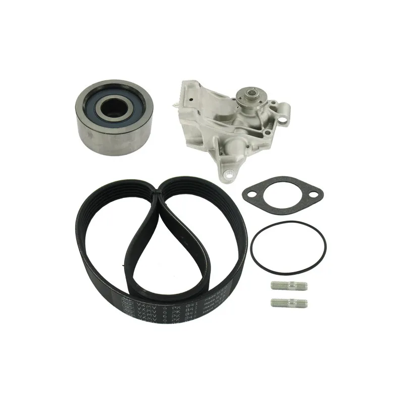 Pompe à eau+Jeu de courroie trapézoïdale à nervures SKF VKMC 36117