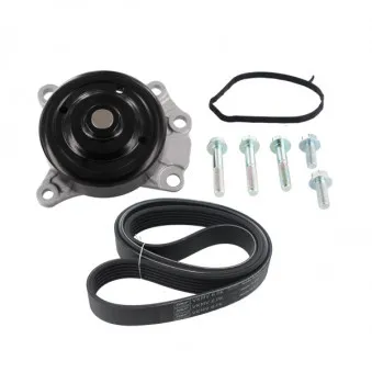 Pompe à eau+Jeu de courroie trapézoïdale à nervures SKF