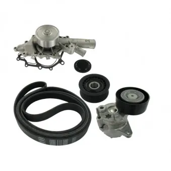Pompe à eau+Jeu de courroie trapézoïdale à nervures SKF VKMC 38021
