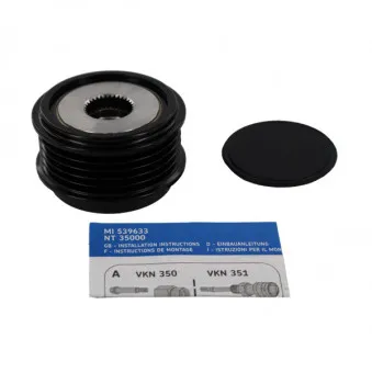 Poulie roue libre, alternateur SKF VKM 06505