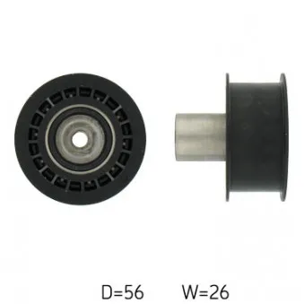 Poulie renvoi/transmission, courroie de distribution SKF VKM 21122