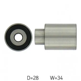 Poulie renvoi/transmission, courroie de distribution SKF VKM 21203
