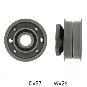 Poulie renvoi/transmission, courroie de distribution SKF VKM 22630
