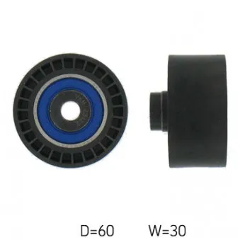 Poulie renvoi/transmission, courroie de distribution SKF VKM 23122