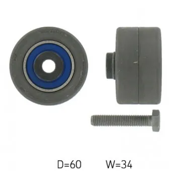 Poulie renvoi/transmission, courroie de distribution SKF VKM 23218