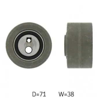 Poulie renvoi/transmission, courroie de distribution SKF VKM 23304