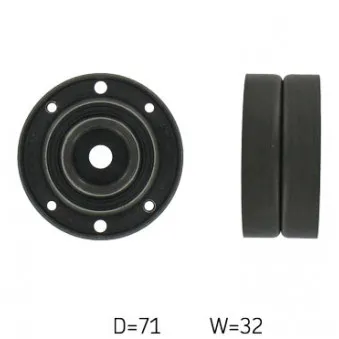 Poulie renvoi/transmission, courroie de distribution SKF VKM 26500
