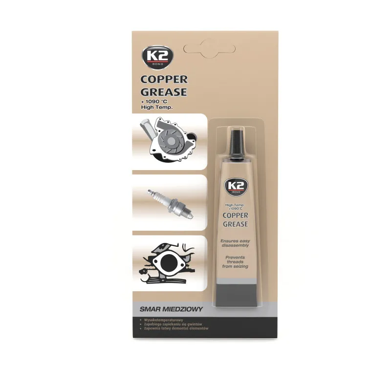 Graisse cuivrée haute température - 20g K2 B401