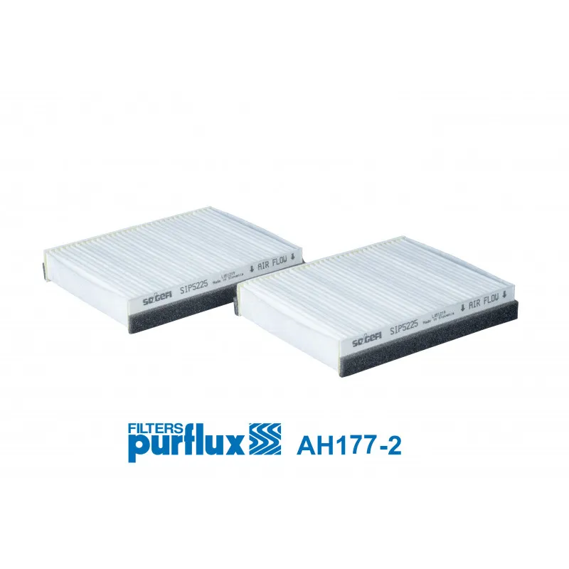 Filtre, air de l'habitacle PURFLUX AH177-2