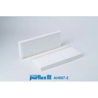 Filtre, air de l'habitacle PURFLUX AH587-2