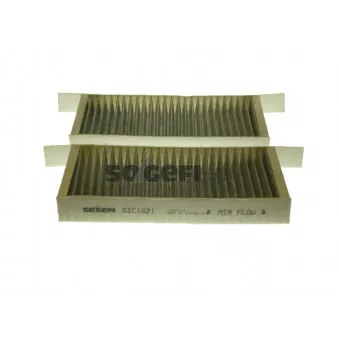 Filtre, air de l'habitacle PURFLUX AHC264-2