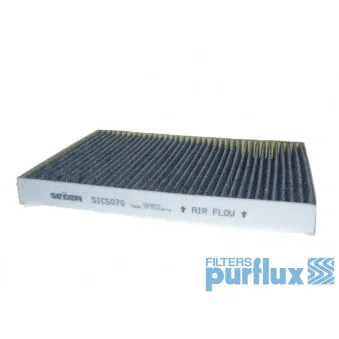 Filtre, air de l'habitacle PURFLUX AHC535