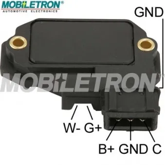 Appareil de commande, système d'allumage MOBILETRON IG-D1910H