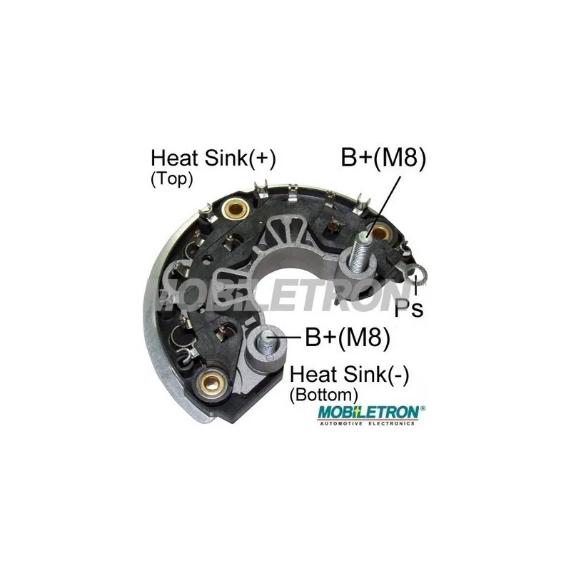Pont de diodes, alternateur MOBILETRON RB-929H