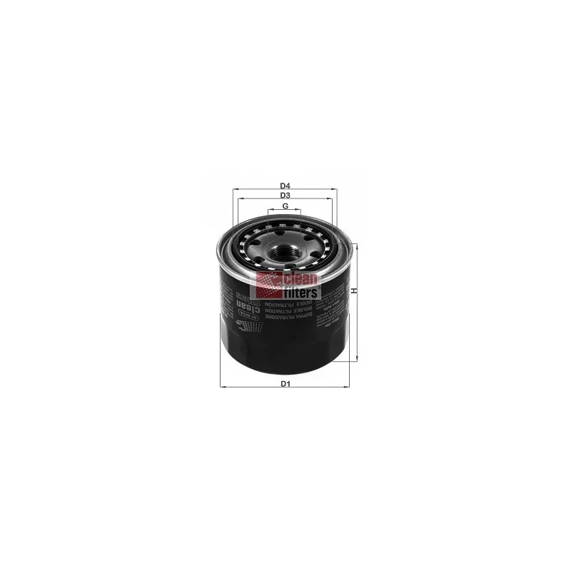 Filtre à huile CLEAN FILTERS DF 861/A