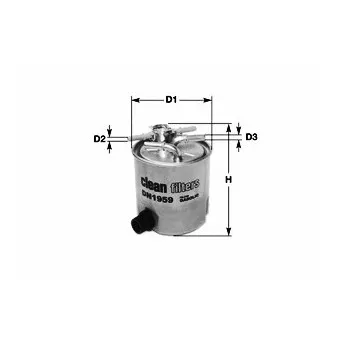 Filtre à carburant CLEAN FILTERS