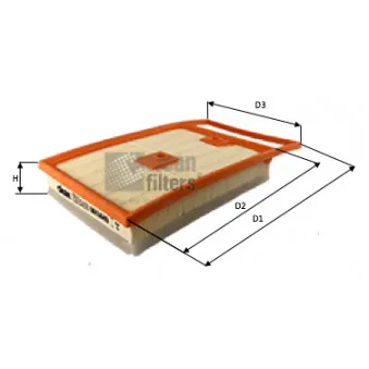 Filtre à air CLEAN FILTERS