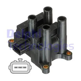 Bobine d'allumage DELPHI GN10832-12B1