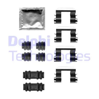 Kit d'accessoires, plaquette de frein à disque DELPHI