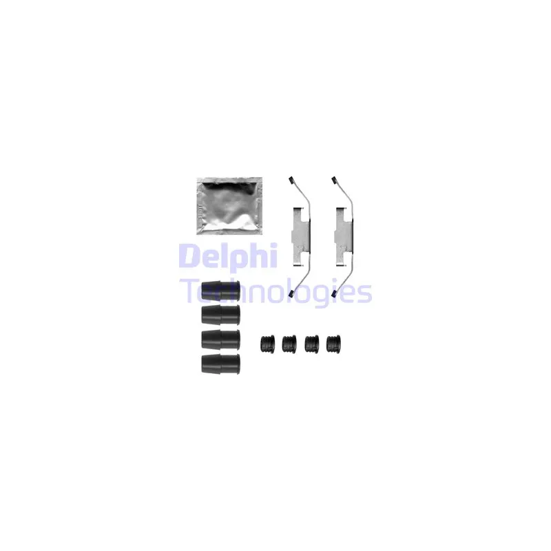 Kit d'accessoires, plaquette de frein à disque DELPHI LX0683
