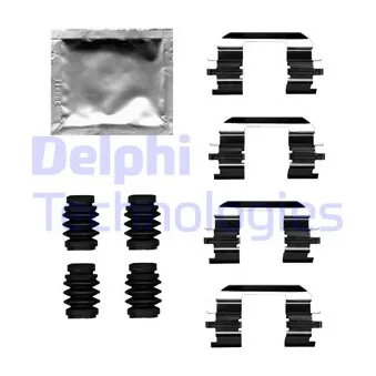 Kit d'accessoires, plaquette de frein à disque DELPHI