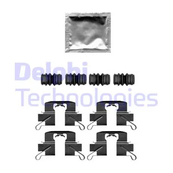 Kit d'accessoires, plaquette de frein à disque DELPHI