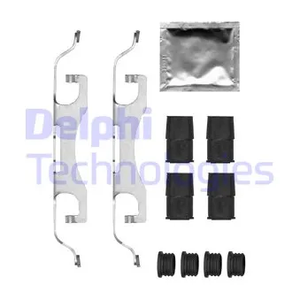 Kit d'accessoires, plaquette de frein à disque DELPHI LX0698