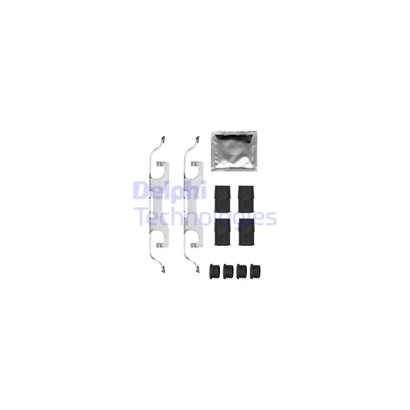 Kit d'accessoires, plaquette de frein à disque DELPHI LX0698