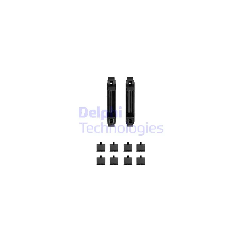 Kit d'accessoires, plaquette de frein à disque DELPHI LX0704