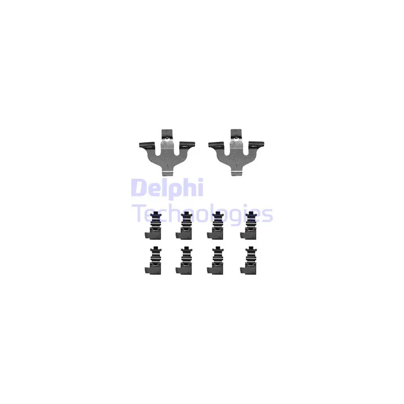 Kit d'accessoires, plaquette de frein à disque DELPHI LX0714