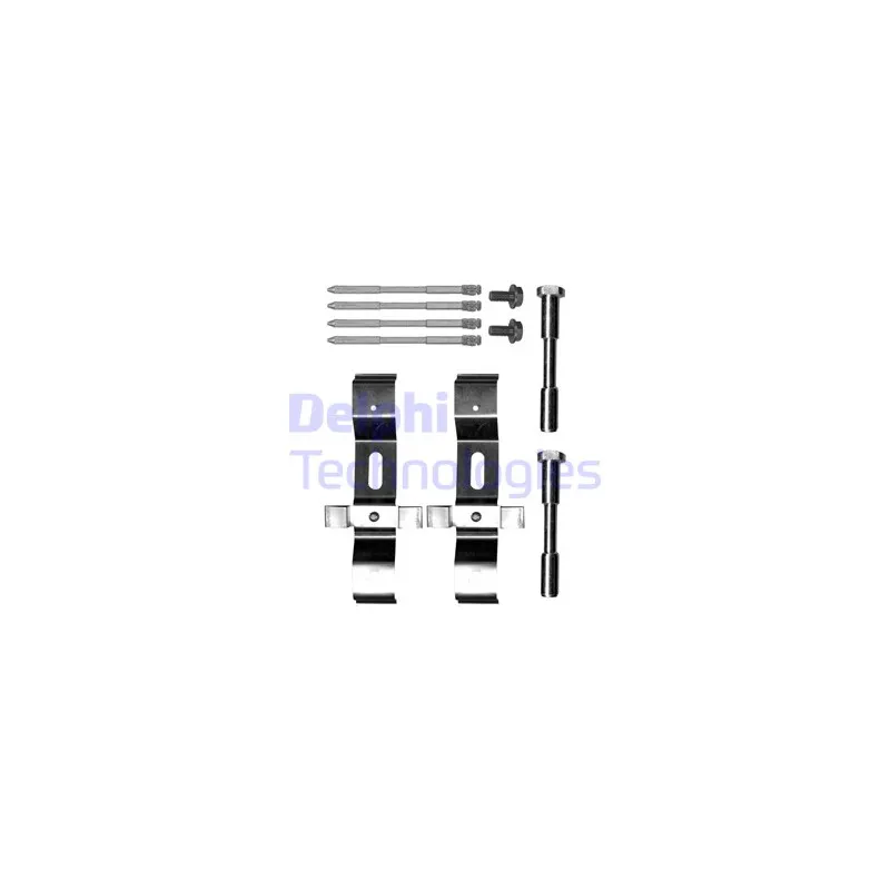 Kit d'accessoires, plaquette de frein à disque DELPHI LX0718