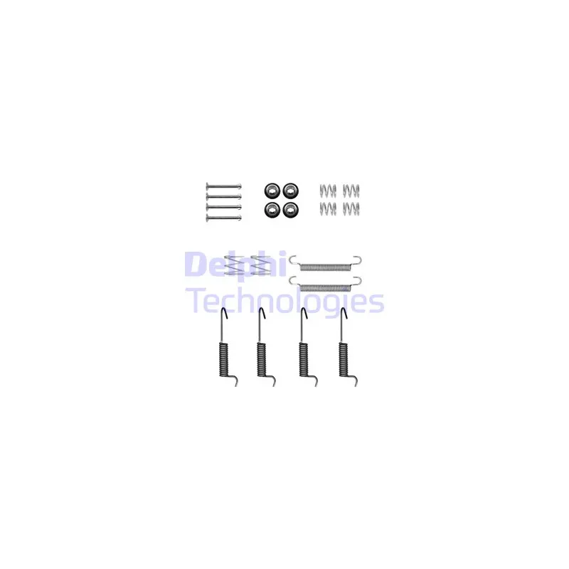 Kit d'accessoires, mâchoires de frein de stationnement DELPHI LY1424
