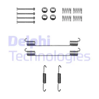 Kit d'accessoires, mâchoire de frein DELPHI