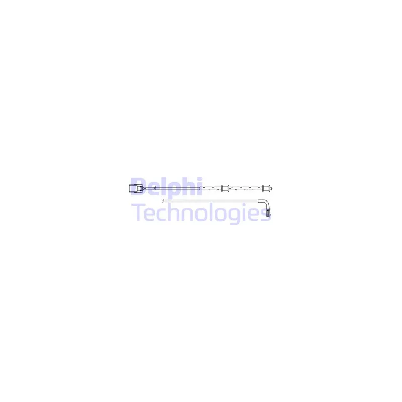 Contact d'avertissement, usure des plaquettes de frein DELPHI LZ0303