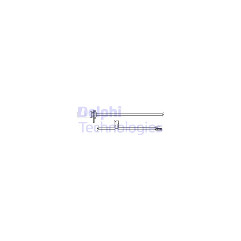 Contact d'avertissement, usure des plaquettes de frein DELPHI LZ0305