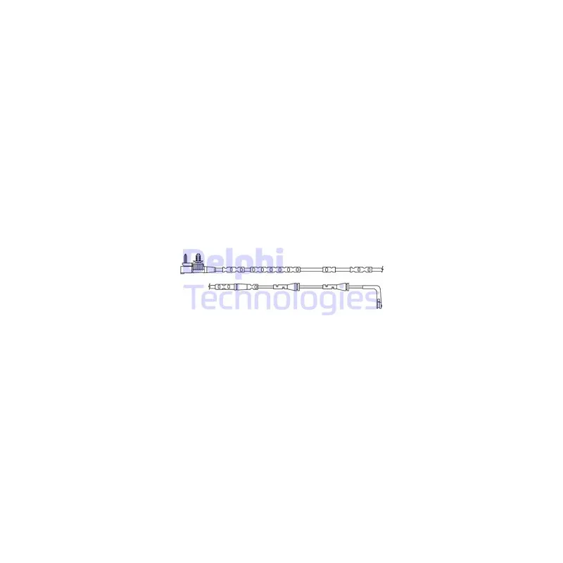 Contact d'avertissement, usure des plaquettes de frein DELPHI LZ0316