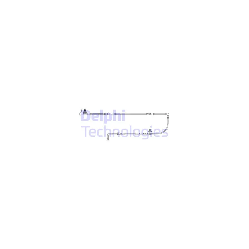 Contact d'avertissement, usure des plaquettes de frein DELPHI LZ0319