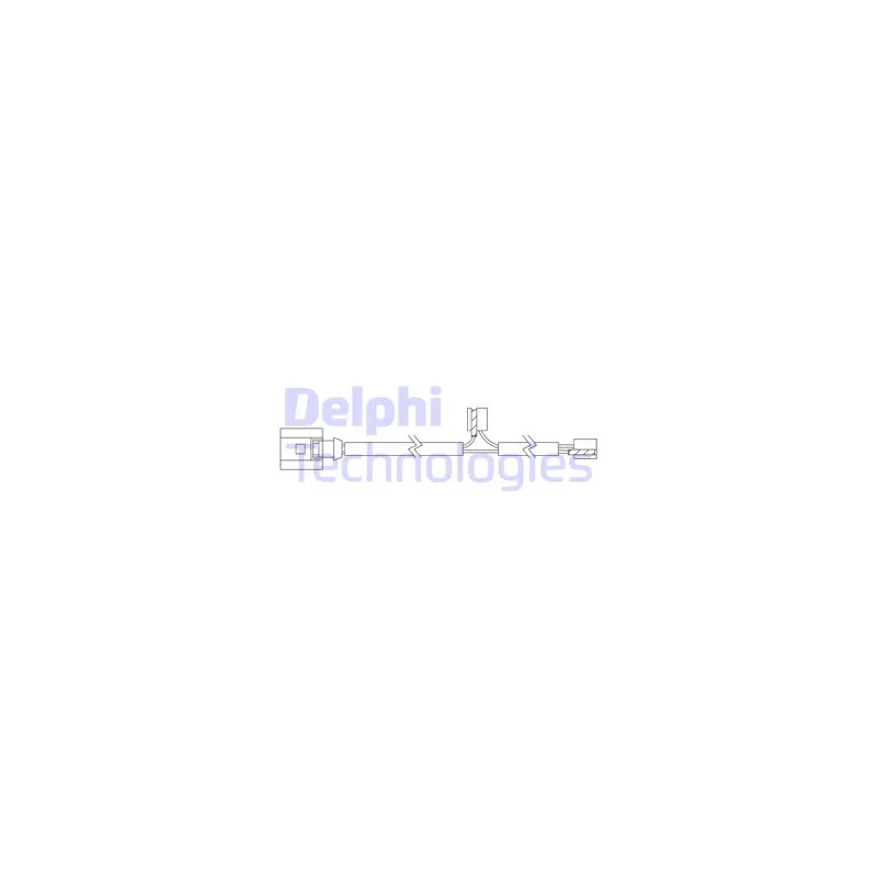 Contact d'avertissement, usure des plaquettes de frein DELPHI LZ0324